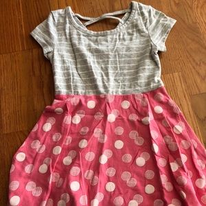 2T grey and pink dress